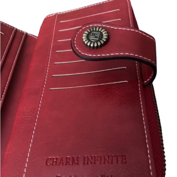 NEW Charm Infinite RFID Faux Leather Wallet - Picture 11 of 12